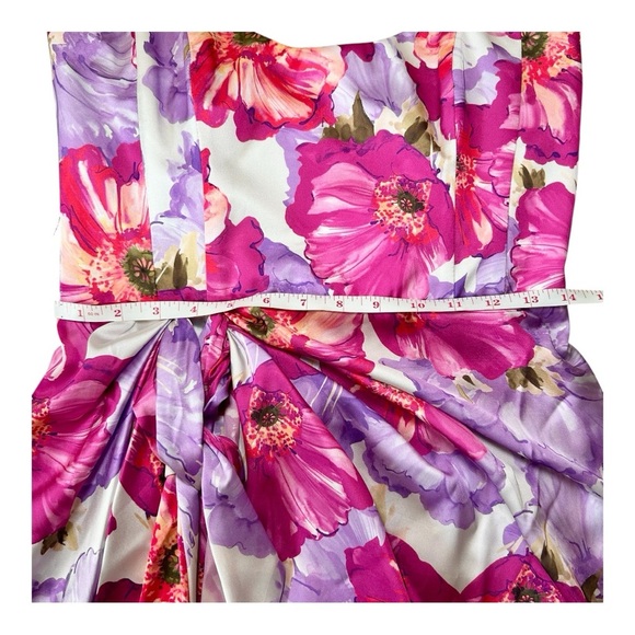 Katie May Los Angeles Electra Mini Dress, Magenta Poppy, NWT, Size Medium,Floral - Picture 8 of 10